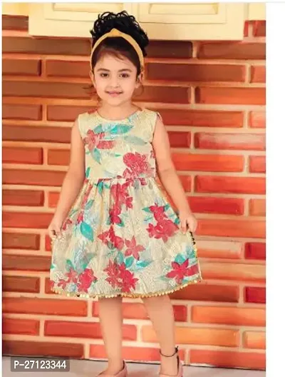 Stunning Net Printed Frocks For Girls