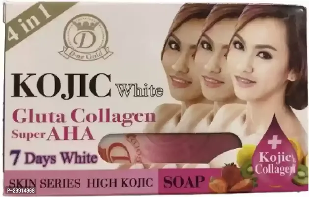 Dne Gold Kojic White Gluta Collagen Super Aha Soap (160 Gm)-thumb0