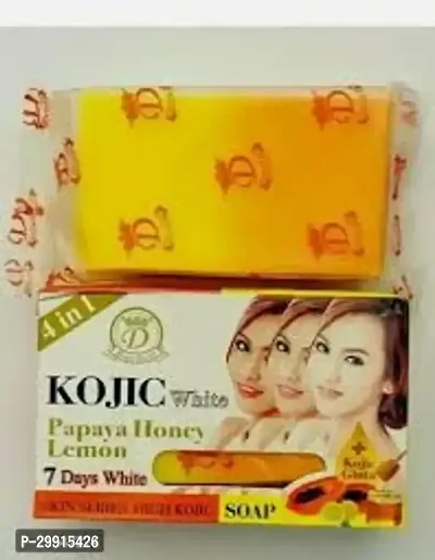 Dne Gold Kojic White Papaya Honey Lemon Soap (160 Gm)-thumb2