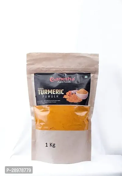 Natural Golden Colour Salem Turmeric Powder 100 Percent Vegan Gluten Free and No Additives 1Kg-thumb0
