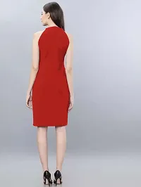 Stylish Lycra Solid Western Wear Dress For Women-thumb1