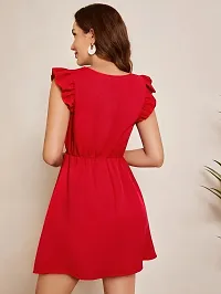 Stylish Lycra Solid Western Wear Dress For Women-thumb1