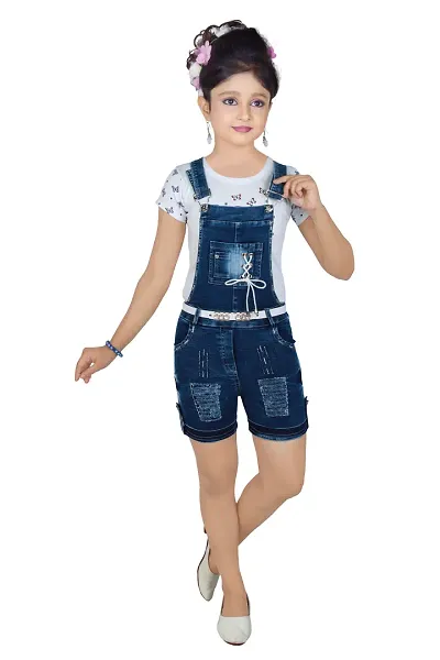 Ladies Fancy Dungaree, Size : 28, 30 32 at Rs 495 / Piece in Delhi | Lavish  Clothing Co