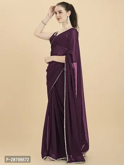 Beautiful Georgette Saree with Blouse piece-thumb4