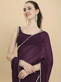 Beautiful Georgette Saree with Blouse piece-thumb2