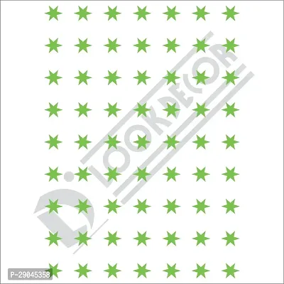 Classic Green Fluorescent ( Radium Sticker) Night Glow In The Dark, Star Astronomy Wall Stickers (Pack Of 201 Stars Big And Small) - Complete Sky Code-110-thumb5