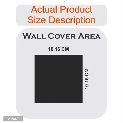 Classic 36 Big Square Black-Cp218 Acrylic Mirror Wall Sticker|Mirror For Wall|Mirror Stickers For Wall|Wall Mirror|Flexible Mirror|3D Mirror Wall Stickers|Wall Sticker Cp-744-thumb3