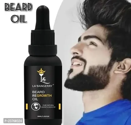 Organics Beard Hair Growth Oil - Beard Growth Oil For Men - Hair Growth Oil For Men 30Ml (Pack Of 1)-thumb0