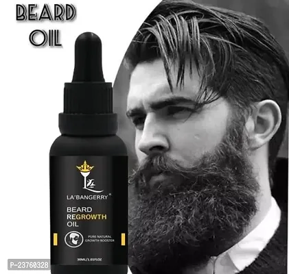 Beard Hair Growth Oil - Faster Beard Growth And Thicker Looking Beard - Natural Actives Only 30Ml (Pack Of 1)