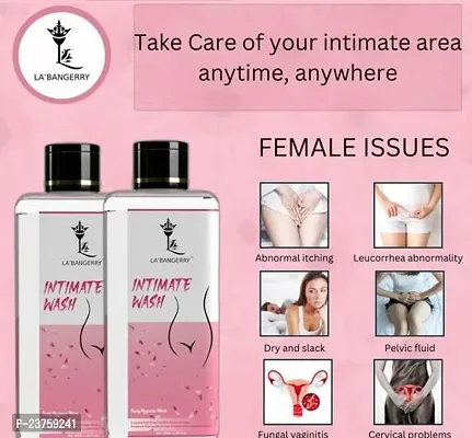 Intimate Hygiene Wash (No Odor, No Itching, No Irritation 100 Ml Bottle) Intimate Wash - Vagina Wash 100Ml (Pack Of 2)-thumb0