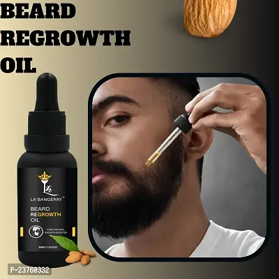 Beard Hair Growth Oil- Best Beard Oil For Mens - Beard Growth Oil, Patchy Beard Growth 30Ml (Pack Of 1)