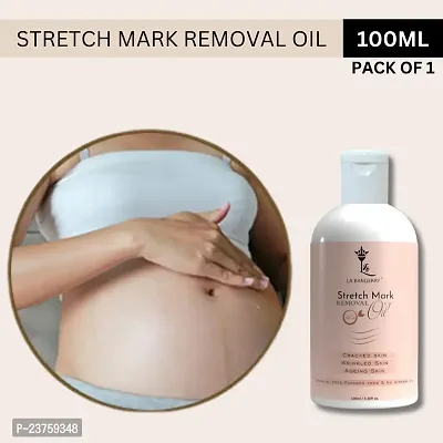 Stretch Marks Present Repair Stretch Marks Removal - Natural Heal Pregnancy Breast, Legs, Mark Oil 100 Ml Pack Of 1