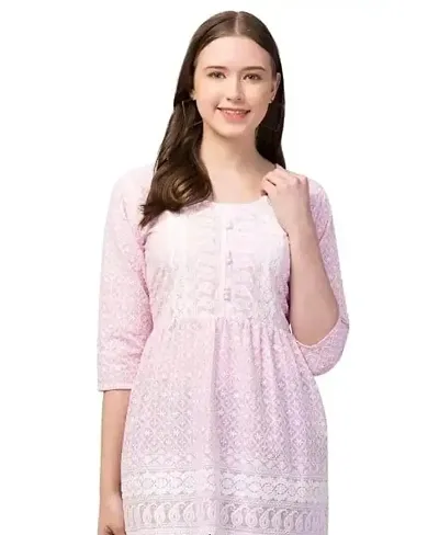 Stylish Embroidered Short Kurti For Women