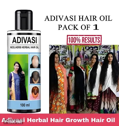 AdivasI  for Women and Men for Shiny Hair Long - Dandruff Control - Hair Loss Control - Long Hair - Hair Regrowth Hair Oil 100ML (Pack of 1)