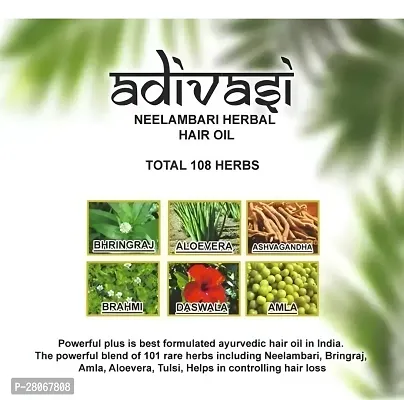 AdivasI  for Women and Men for Shiny Hair Long - Dandruff Control - Hair Loss Control - Long Hair - Hair Regrowth Hair Oil 100ML (Pack of 1)-thumb2