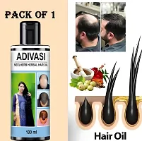 Herbal Adivasi Ayurvedic Hair OiL 100ML Pack of 2-thumb1