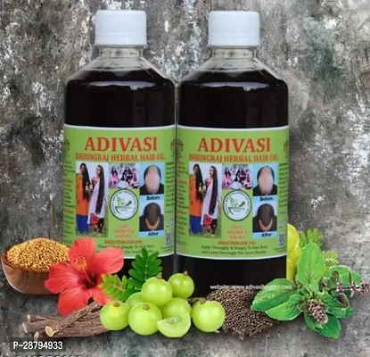 Adivasi Ayurvedic Natural Hair Oil  250 Ml (pack of 2)-thumb0