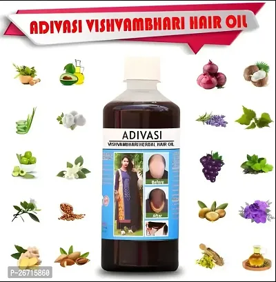 Adivasi hair oil original, Adivasi herbal hair oil for hair growth, Hair Fall Control, For women and men 250ml-thumb0