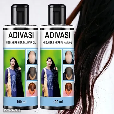 Adivasi Neelherb Herbal Hai Oil For Hair Growth Pack of 2