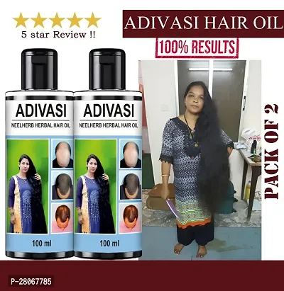 Herbal Adivasi Ayurvedic Hair OiL 100ML Pack of 2