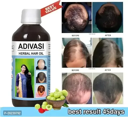 Adivasi Herbal Hair Oil 250ml. 100% NATURAL (Basically Made By Pure Adivasi Ayurvedic Herbs)