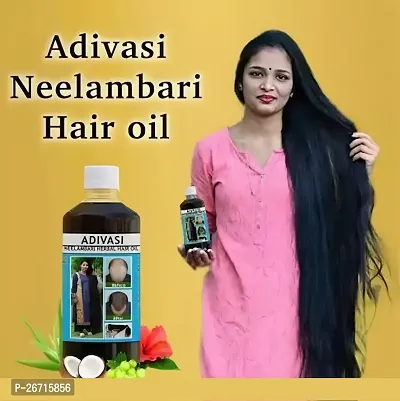 Adivasi Herbal Hair Growth Oil | Controls Hairfall | Strong and Healthy Hair | Repairs Frizzy Hair Nourishment 250ml