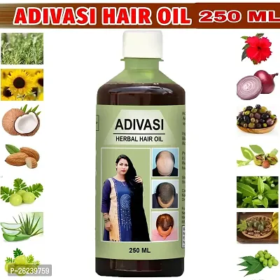 ADIVASI AYURVEDIC Natural Hair Oil +  Combo for Hair Growth and Hair Fall 250ML