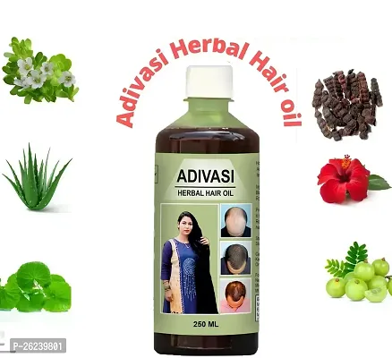 ADIVASI AYURVEDIC Natural Hair Oil +  Combo for Hair Growth and Hair Fall 250ML-thumb2