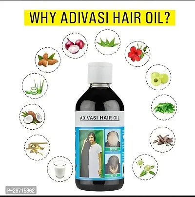 Adivasi Neelgiri Herbal Hair Oil with infusion of 108 Types of Herbs for Hair Growth, Anti Hair fall  Anti Dandruff Oil | Suitable for All Hair Types 250ml