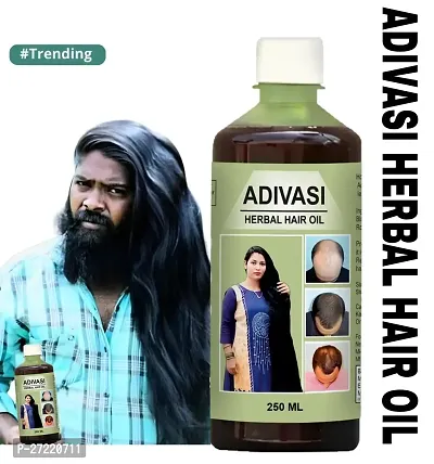 Adivasi Hair Oil-Women and Men for Shiny Hair Long - Dandruff Control - Hair Loss Control - Long Hair - Hair Regrowth Hair Oil ( 100 % Ayurvedic) 250ml-thumb2