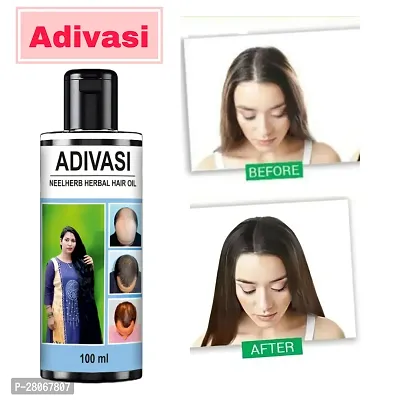 Adivasi Herbal Hair Oil 100ml. 100% NATURAL (Basically Made By Pure Adivasi Ayurvedic Herbs)