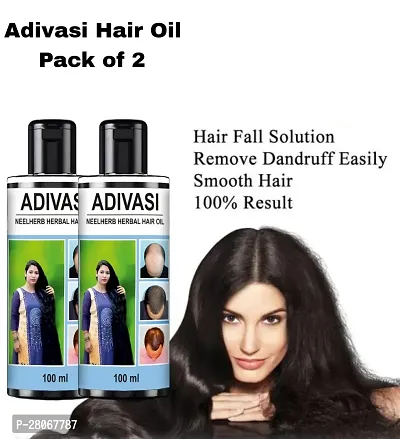 Adivasi Herbal Hair Oil 100ml. 100% NATURAL (Basically Made By Pure Adivasi Ayurvedic Herbs)