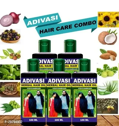 Natural Adivasi Neelambari Medicine All Type Of Hair Oil 100ML (Pack of 5)