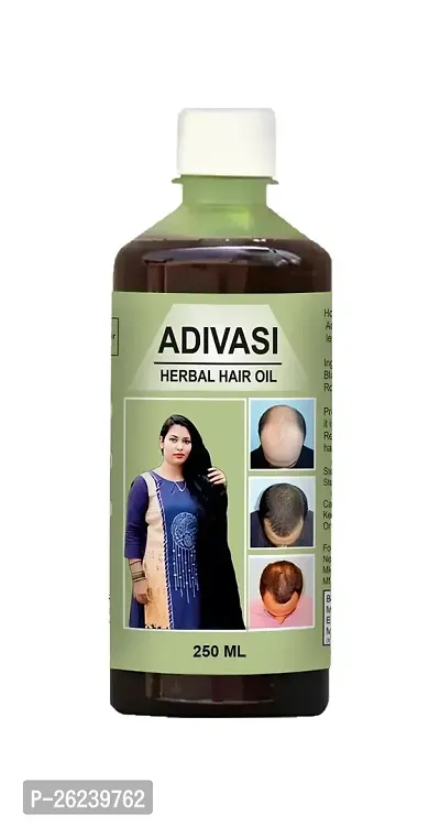Adivasi Herbal Hair Oil 250ml. 100% NATURAL (Basically Made By Pure Adivasi Ayurvedic Herbs)