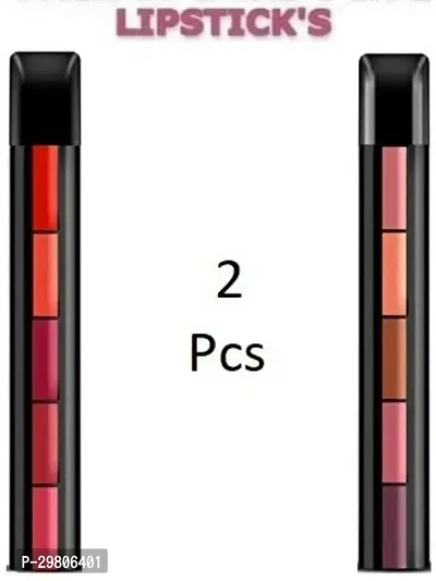 Beauty 5 in 1 Forever Matte Lipstick The Fab Red and Nude Edition 15 g-thumb0