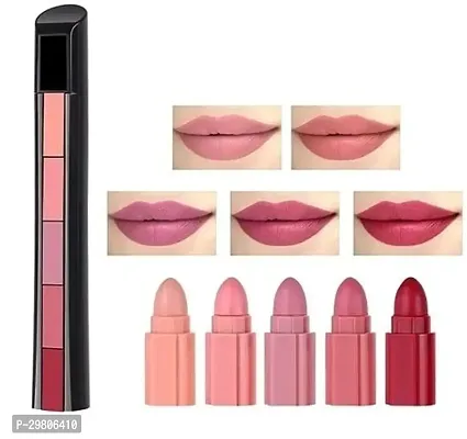 5 in 1 Creamy Matte Lipstick The Nude Edition Multicolor 7.5 g-thumb0