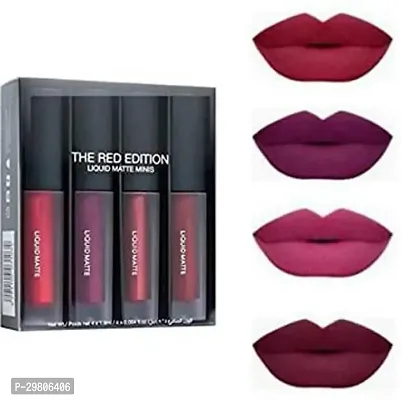 Sensational Liquid Matte Lipsticks 4 Piece The Red Edition 16 ml-thumb0