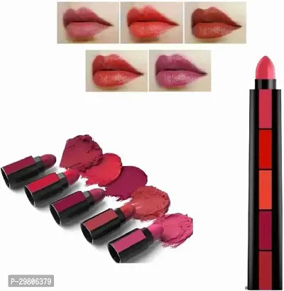 Matte 5 in 1 Fabulous Lipstick 5in1  Multicolor 7.5g-thumb0