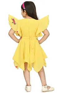 Girls Beautiful Cotton Blend Frock For Festive  Party Wear-thumb3