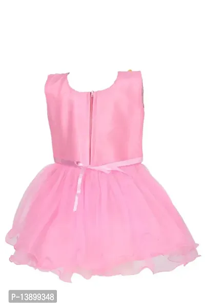 Girls Beautiful Funky Net Frock For Festive  Party Wear-thumb2