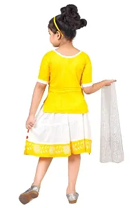 Girls Ethenic Wear Two Part Frock For Festive  Party Wear-thumb2