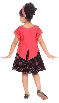 Girls Unique Cotton Blend Two Part Frock For Festive  Party Wear-thumb2