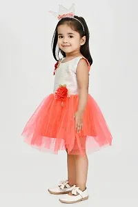 Baby Girls Cutei Net Frock For Festive  Party Wear-thumb1