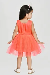 Baby Girls Cutei Net Frock For Festive  Party Wear-thumb3