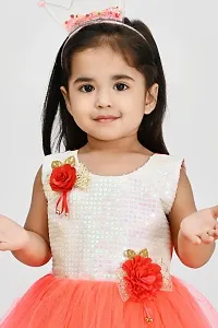 Baby Girls Cutei Net Frock For Festive  Party Wear-thumb4