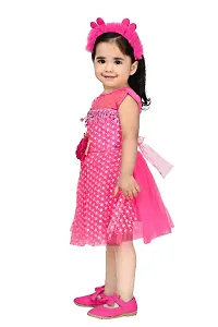 Girls Beautiful Kidos Net Frock For Festive  Party Wear-thumb3