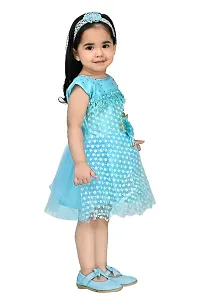 Baby Girls Funky Cutei Net Frock For Festive  Party Wear-thumb2