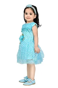 Baby Girls Funky Cutei Net Frock For Festive  Party Wear-thumb3