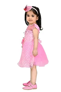 Baby Girls Funky Cutei Net Frock For Festive  Party Wear-thumb1