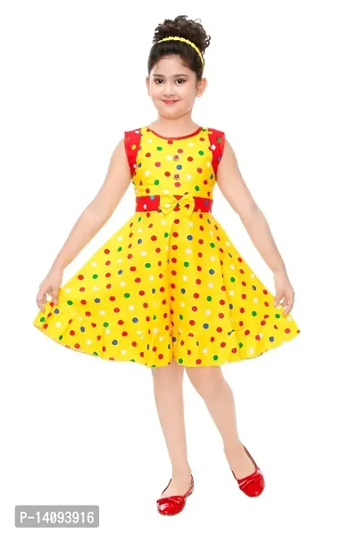 Girls Unique Cotton Frock For Festive  Party Wear-thumb0